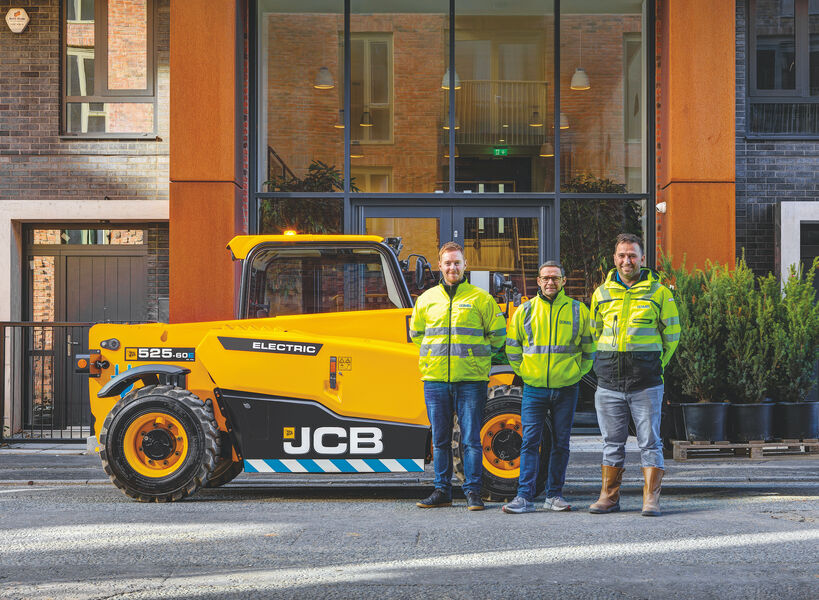 JCB純電動伸縮臂叉裝車525-60E批量銷售！